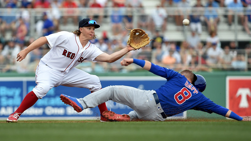 Red Sox third baseman Brock Holt