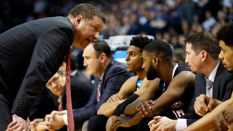 Texas Tech basketball coach Chris Beard
