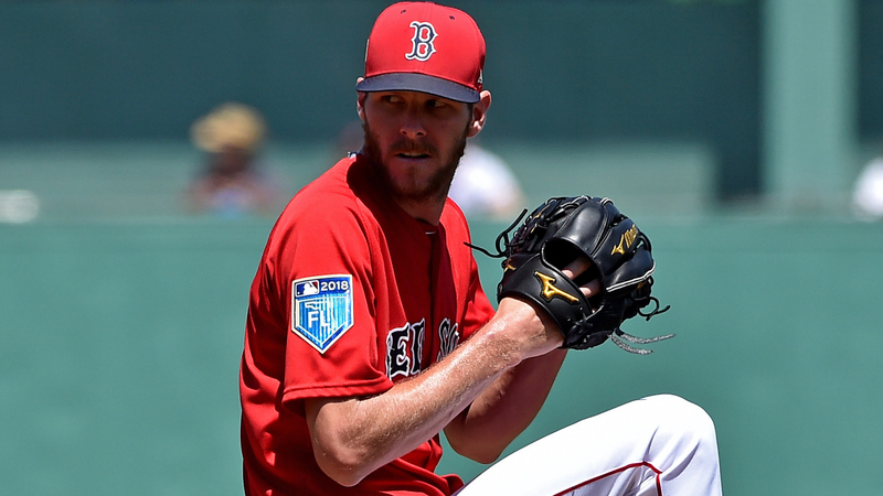 Red Sox pitcher Chris Sale