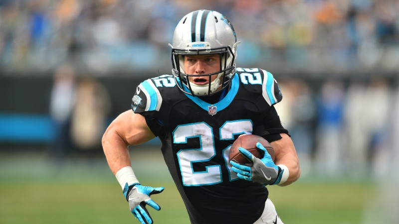 Carolina Panthers running back Christian McCaffrey