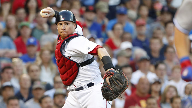 Boston Red Sox catcher Christian Vazquez