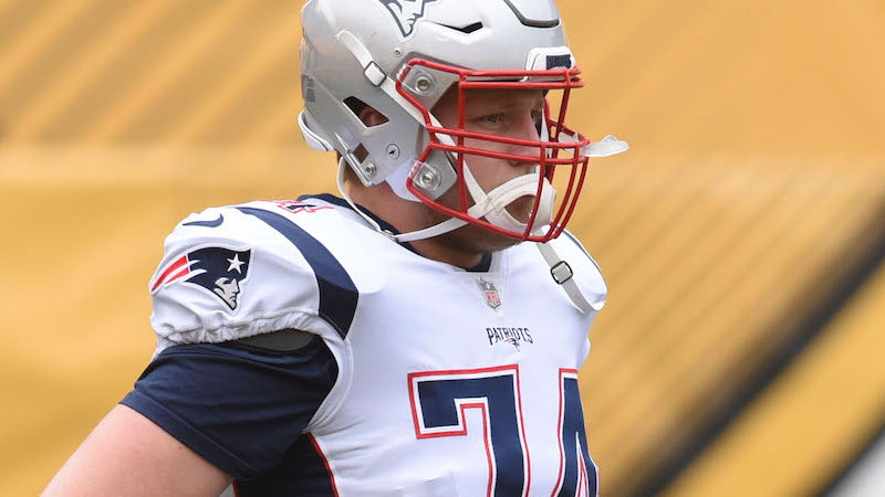 Patriots offensive tackle Cole Croston