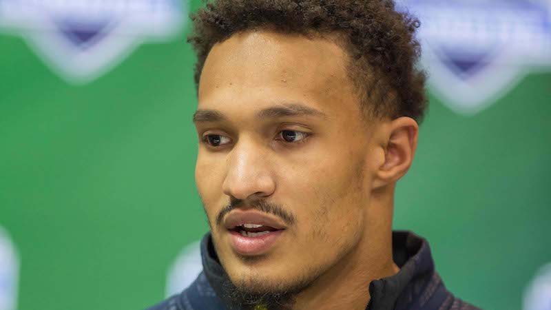 Patriots defensive end Derek Rivers