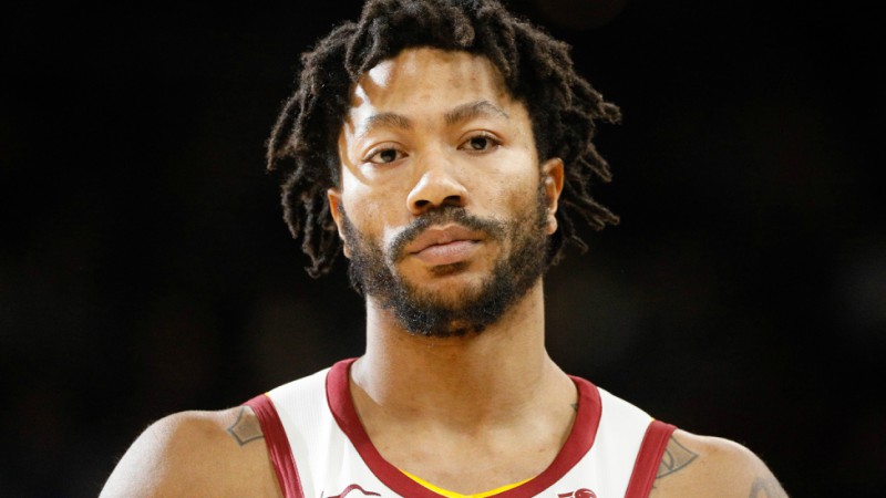 Cleveland Cavaliers point guard Derrick Rose