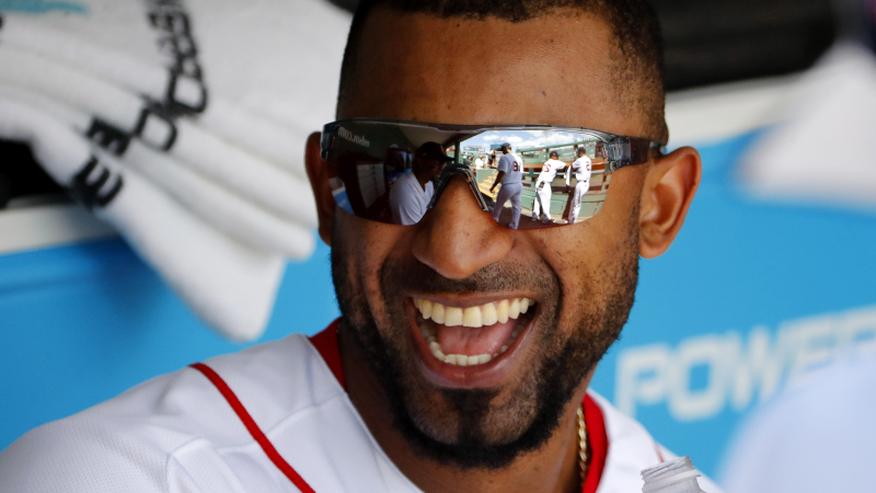 Boston Red Sox infielder Eduardo Nunez