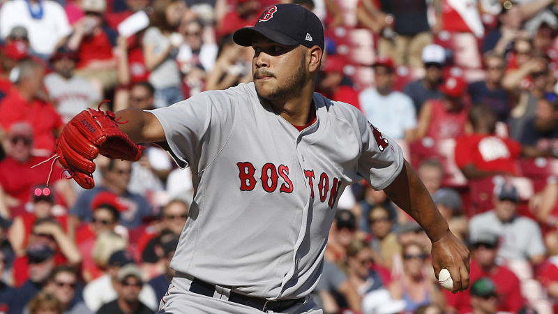 Boston Red Sox pitcher Eduardo Rodriguez