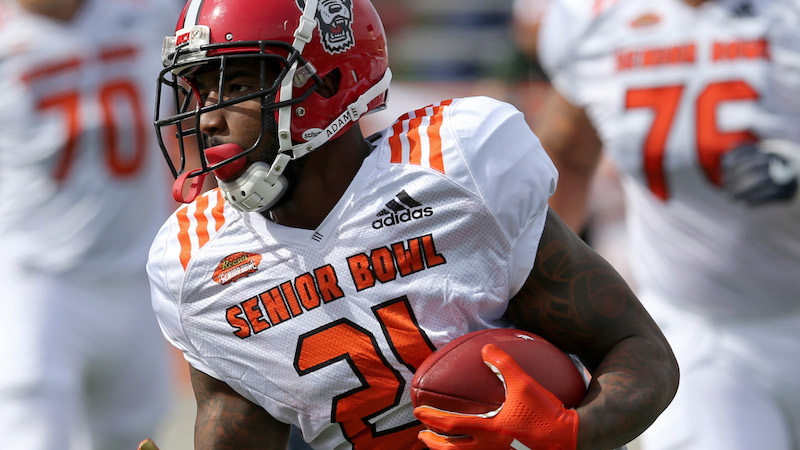 NC State running back Jaylen Samuels