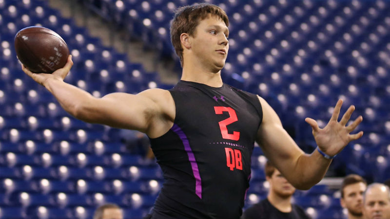 Wyoming Cowboys quarterback Josh Allen