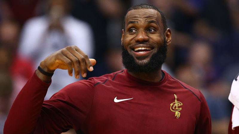 Cleveland Cavaliers forward LeBron James