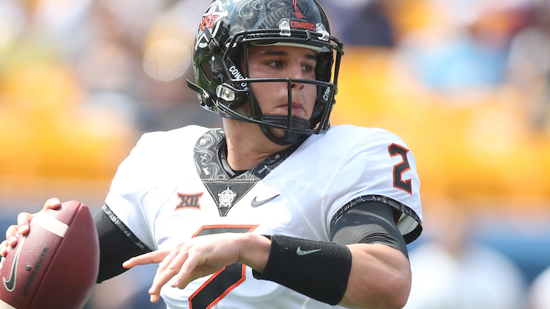 Oklahoma State quarterback Mason Rudolph