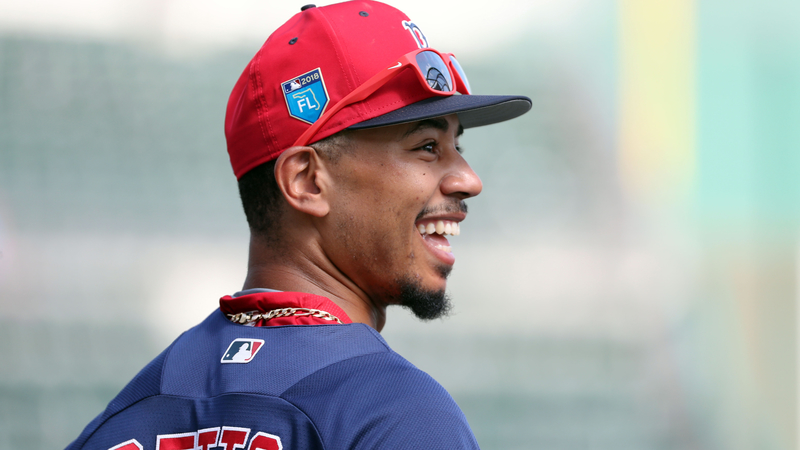 Red Sox outfielder Mookie Betts