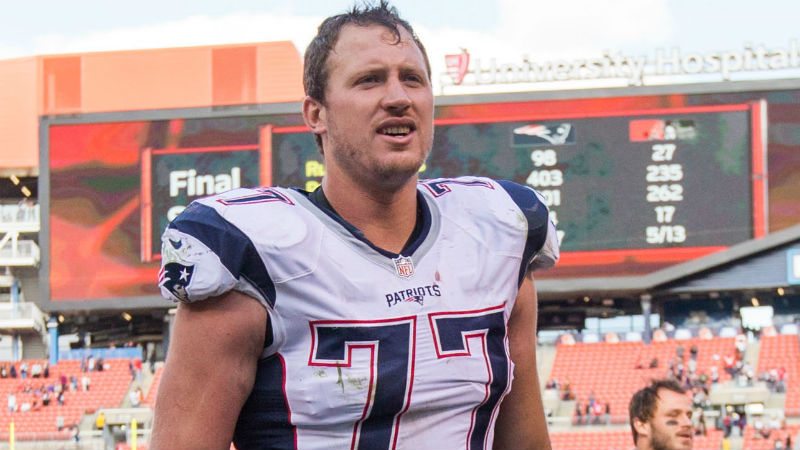 New England Patriots tackle Nate Solder