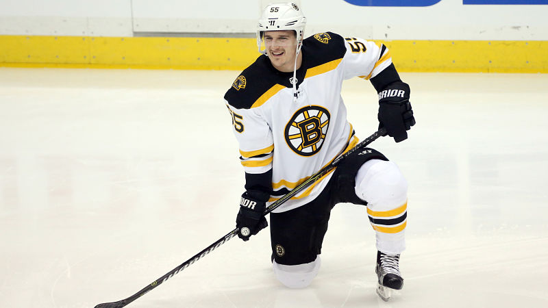 Bruins Center Noel Acciari