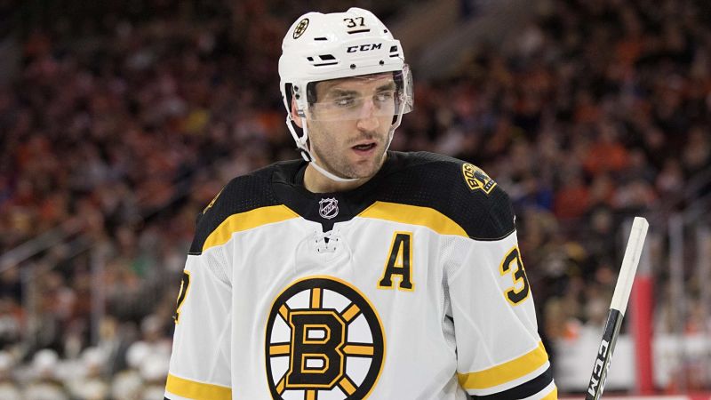 Boston Bruins center Patrice Bergeron