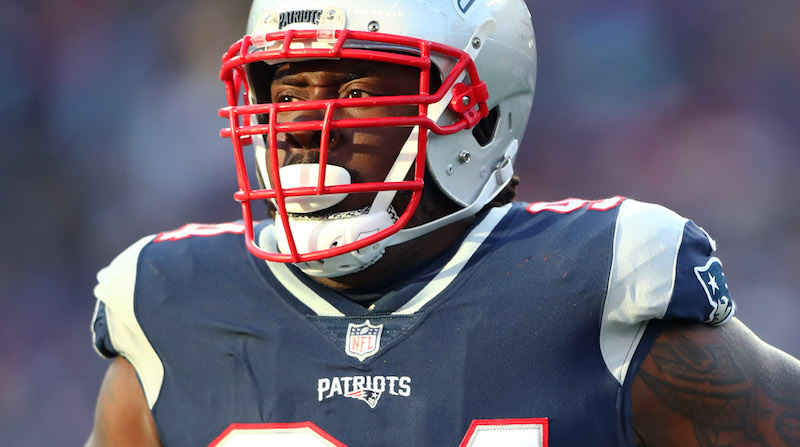 Patriots defensive tackle Ricky Jean Francois