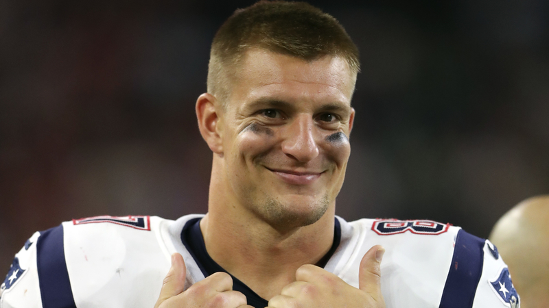 Patriots tight end Rob Gronkowski