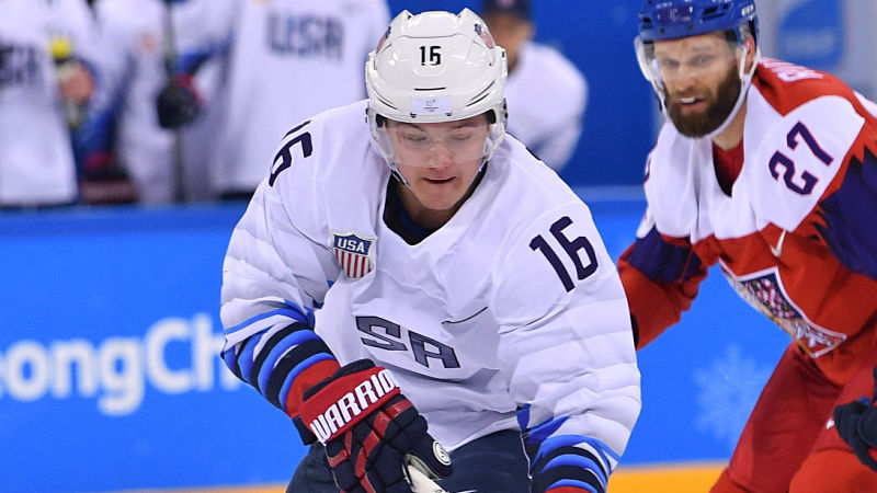 Boston Bruins winger Ryan Donato