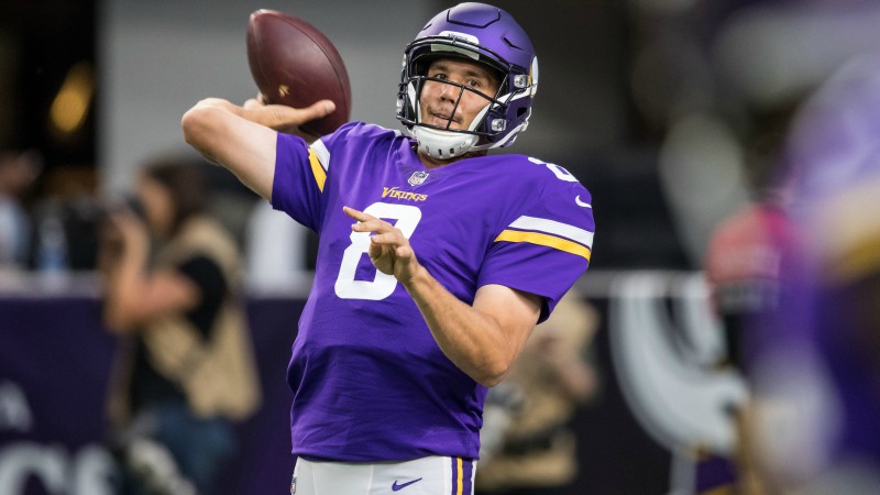 Minnesota Vikings quarterback Sam Bradford