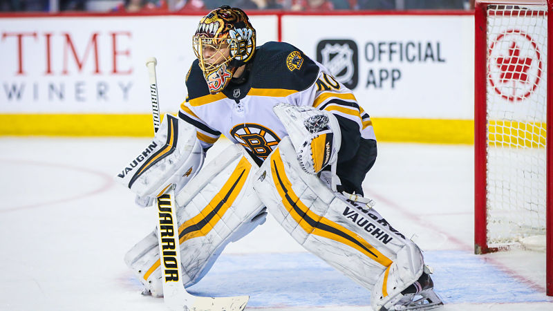 Boston Bruins goalie Tuukka Rask