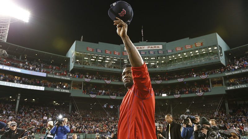 David Ortiz at final game