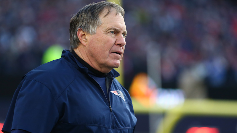 Patriots head coach Bill Belichick