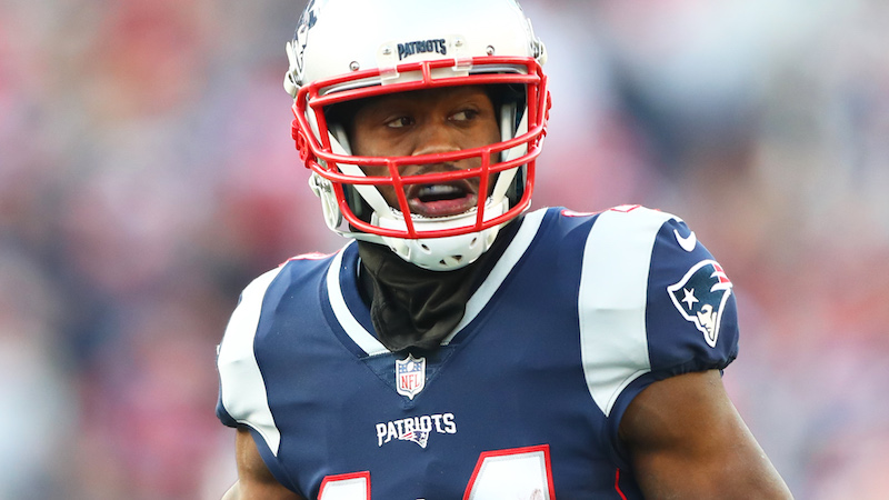 Patriots wide receiver Brandin Cooks