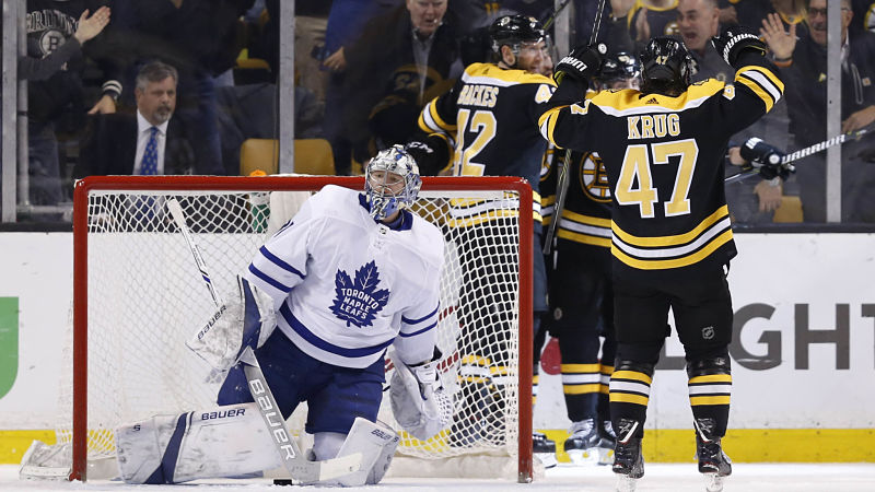 Toronto Maple Leafs goalle Frederik Andersen
