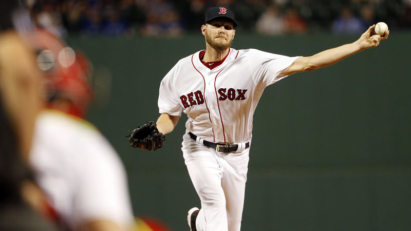Boston Red Sox pitcher Chris Sale