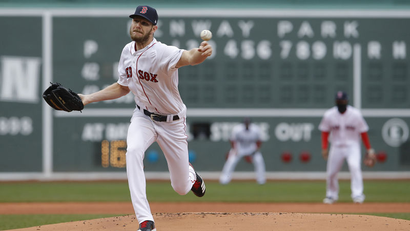 Boston Red Sox starting pitcher Chris Sale
