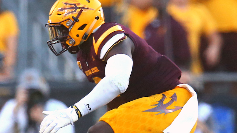 Patirots linebacker Christian Sam
