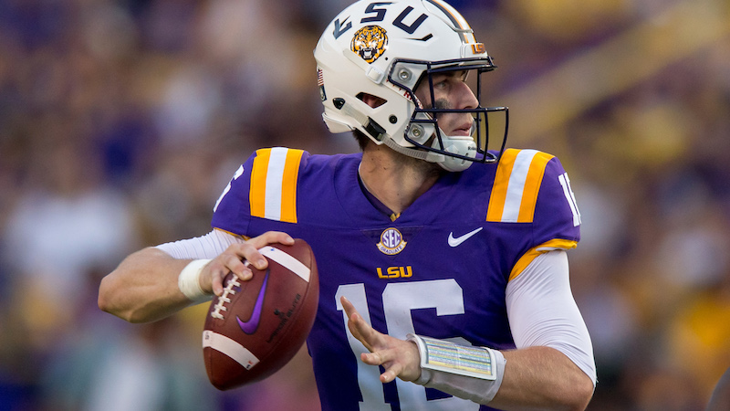 Patriots quarterback Danny Etling