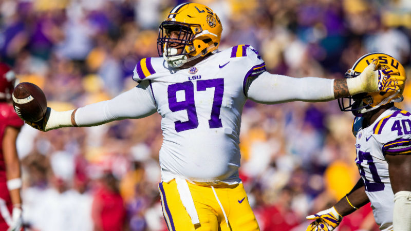 LSU Tigers defensive end Frank Herron