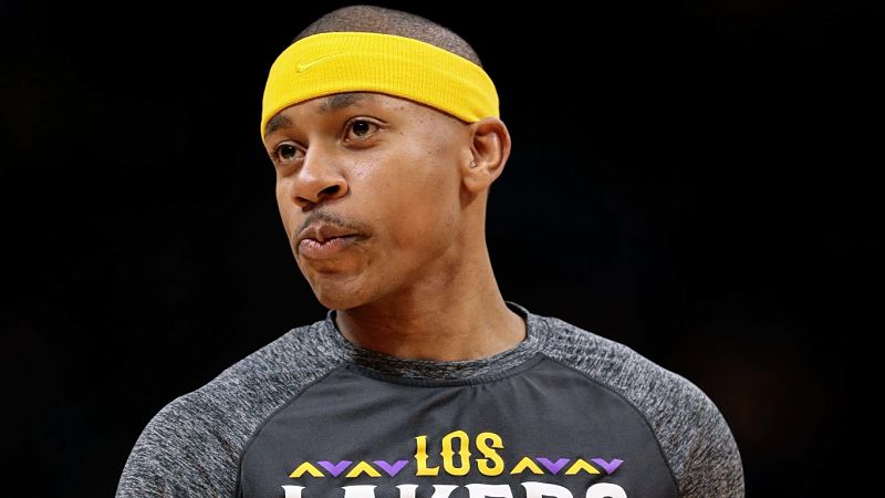Los Angeles Lakers guard Isaiah Thomas