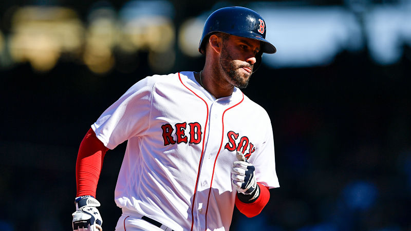 Boston Red Sox outfielder J.D. Martinez