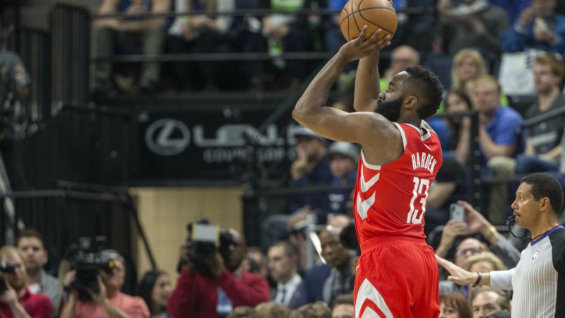 Houston Rockets guard James Harden