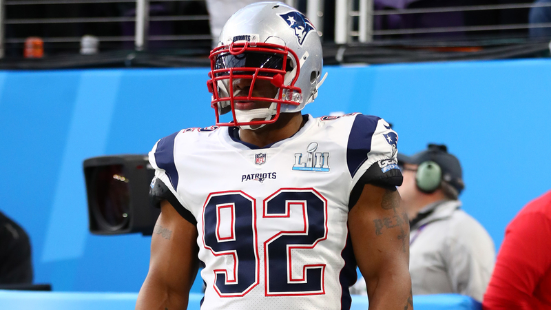 Patriots linebacker James Harrison