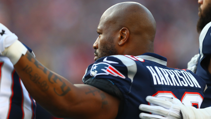 Patriots linebacker James Harrison