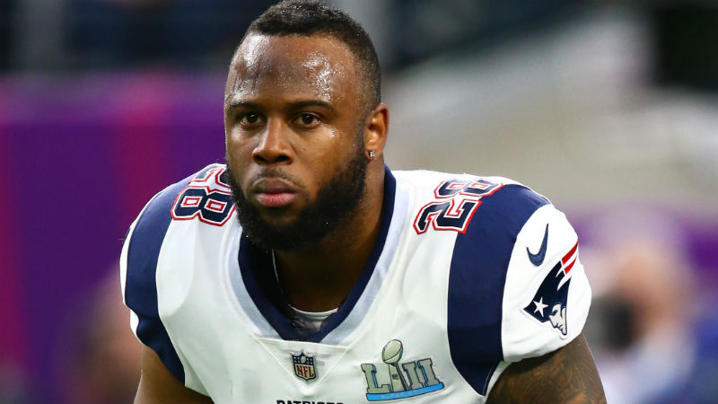 New England Patriots running back James White