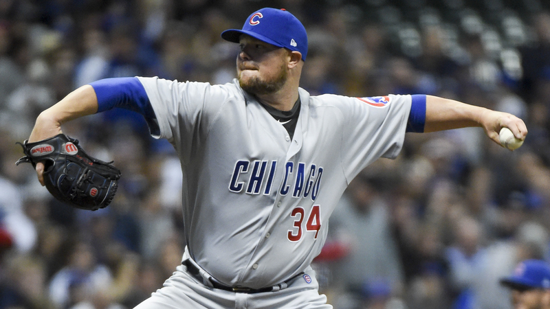 Chicago Cubs Starting Pitcher Jon Lester