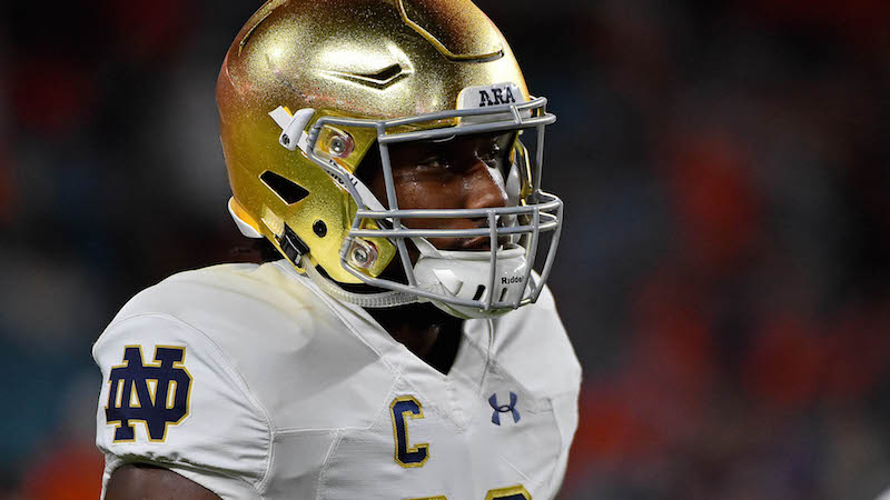 Notre Dame running back Josh Adams