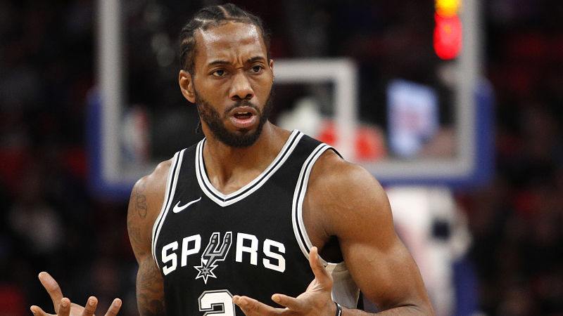 San Antonio Spurs forward Kawhi Leonard