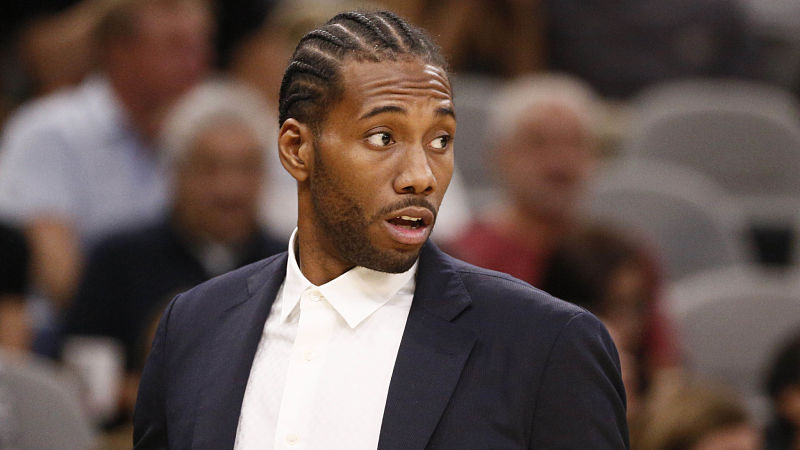 San Antonio Spurs forward Kawhi Leonard