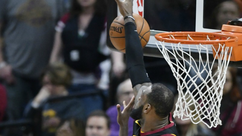 Cavaliers forward LeBron James