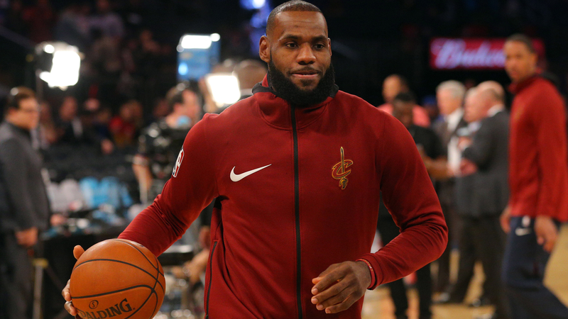 Cavs forward LeBron James