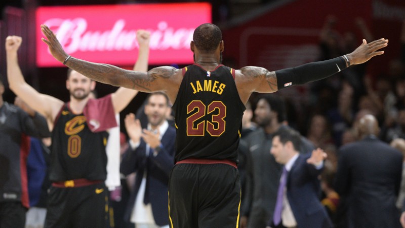 Cleveland Cavaliers forward LeBron James