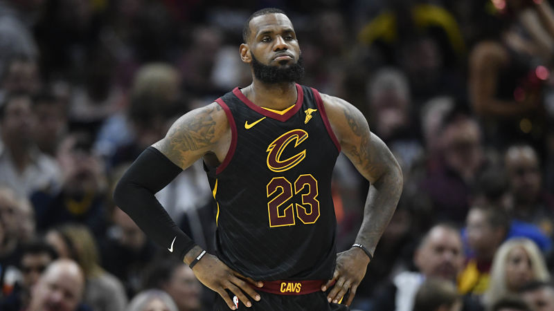 Cleveland Cavaliers forward LeBron James