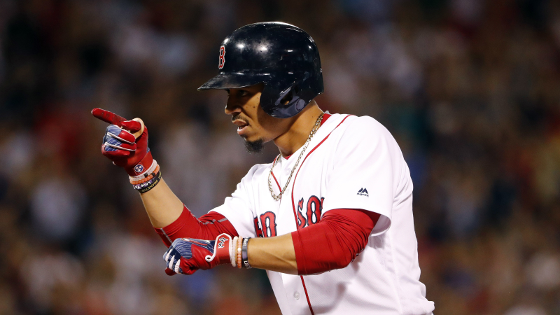 Boston Red Sox right fielder Mookie Betts