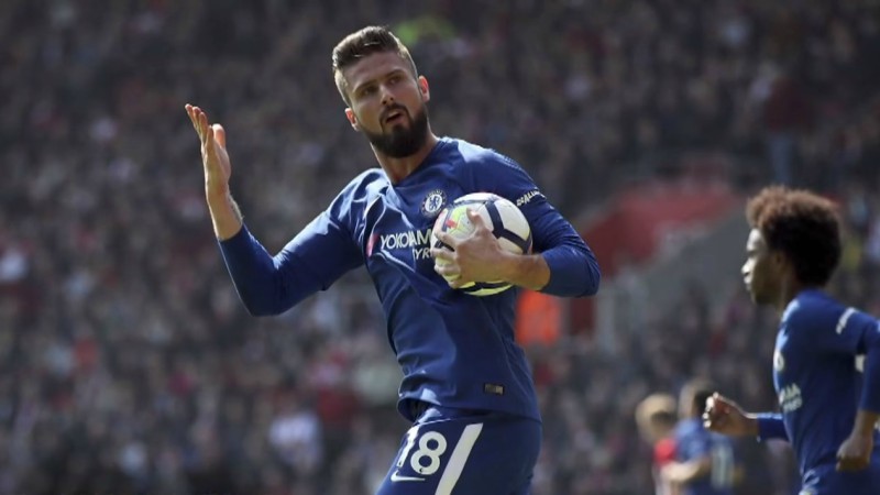 Chelsea striker Olivier Giroud
