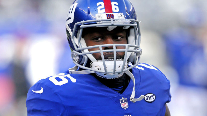 New York Giants running back Orleans Darkwa