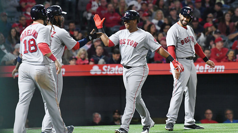 Boston Red Sox third baseman Rafael Devers